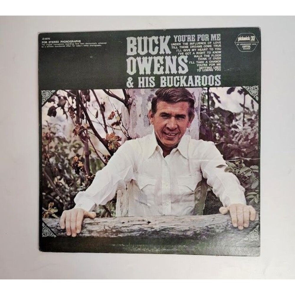 Buck Owens and His Buckaroos Youre For Me Vinyl Record Album JS-6078 1962